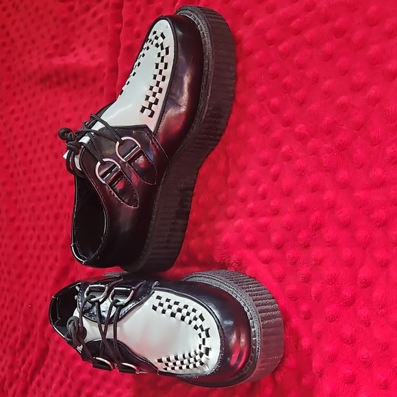 T.U.K Shoes - TUK Creeper Viva Mondo Oxford Style Women's 7 Men's 5 Retro 50's Style